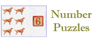 Two-piece Number Puzzles to print and play! Perfect for Classroom or Homeschool Use.